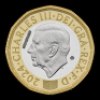 King Charles III Definitives 2024 &pound;1 Silver Proof Trial Piece - 2