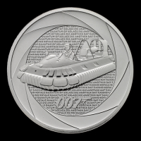 Decades of 007: Bond Films of the 2000s 2024 &pound;5 Brilliant Uncirculated Trial Piece