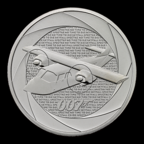 Decades of 007: Bond Films of the 2010s 2024 &pound;5 Brilliant Uncirculated Trial Piece
