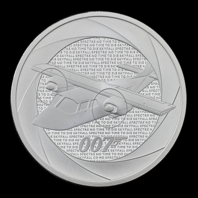 Decades of 007: Bond Films of the 2010s 2024 1oz Silver Proof Trial Piece