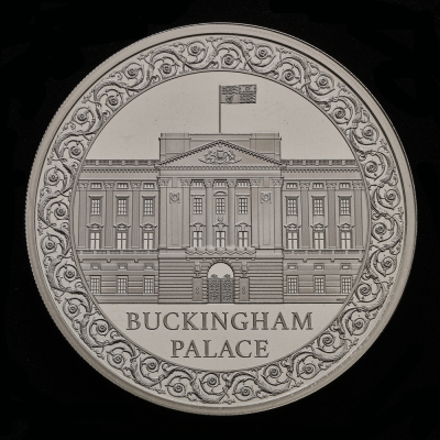 Buckingham Palace 2024 £5 Base Proof Trial Piece