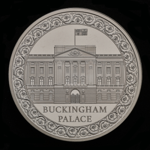 Buckingham Palace 2024 &pound;5 Base Proof Trial Piece