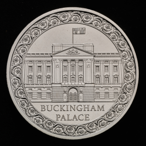 Buckingham Palace 2024 £5 Silver Proof Piedfort Trial Piece