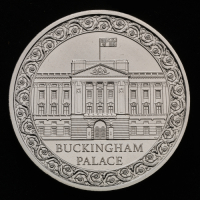 Buckingham Palace 2024 &pound;5 Silver Proof Piedfort Trial Piece