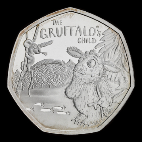 The Gruffalo's Child&reg; 2024 50p Silver Proof Trial Piece