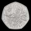 Harry Potter &ndash; The Winged Keys 2024 50p Silver Proof Trial Piece