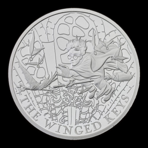 Harry Potter &ndash; The Winged Keys 2024 1oz Silver Proof Trial Piece