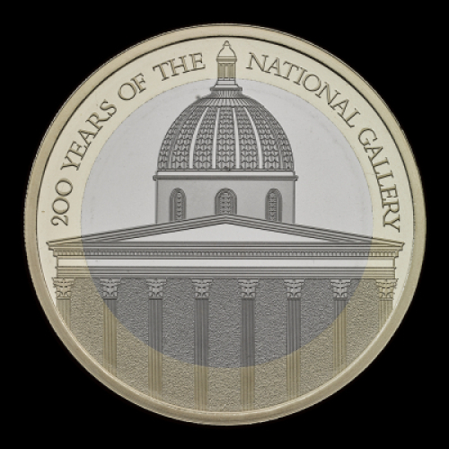 National Gallery 2024 &pound;2 Base Proof Trial Piece