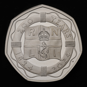 200 Years of the RNLI 2024 50p Base Proof Trial Piece