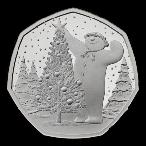 The Snowman™ 2024 50p Silver Proof Trial Piece