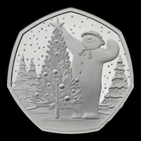 The Snowman&trade; 2024 50p Silver Proof Trial Piece