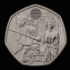 Star Wars Luke Skywalker and Princess Leia 2023 50p Brilliant Uncirculated Trial Piece
