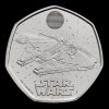 Star Wars Millennium Falcon 2024 50p Brilliant Uncirculated Trial Piece