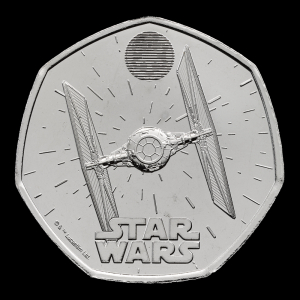 Star Wars TIE Fighter 2024 50p Brilliant Uncirculated Trial Piece