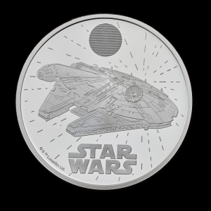 Star Wars Millennium Falcon 2024 1oz Silver Proof Trial Piece