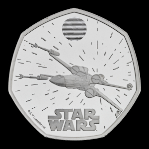 Star Wars X-Wing 2024 5oz Silver Proof Colour Trial Piece