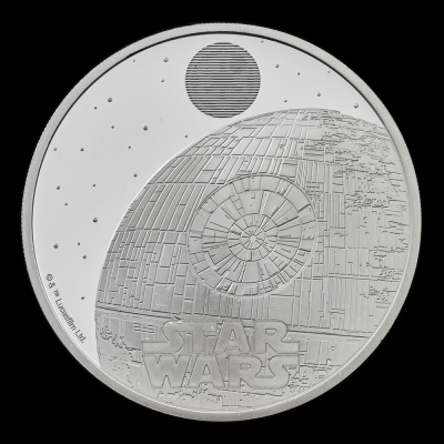 Star Wars Death Star II 2024 1oz Silver Proof Trial Piece