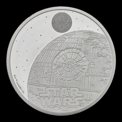 Star Wars Death Star II 2024 2oz Silver Proof Trial Piece