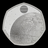 Star Wars Death Star II 2024 50p Silver Proof Trial Piece