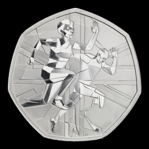 Team GB and Paralympics GB 2024 50p Silver Proof Piedfort Trial Piece