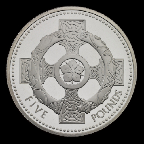 Northern Ireland 2024 &pound;5 Base Proof Trial Piece