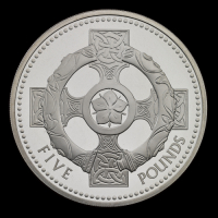 Northern Ireland 2024 &pound;5 Base Proof Trial Piece