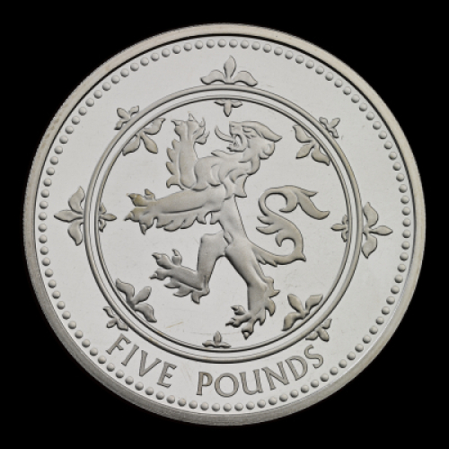 Scotland 2024 &pound;5 Base Proof Trial Piece