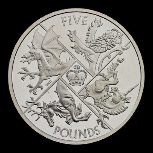 The Four Nations 2024 &pound;5 Base Proof Trial Piece