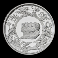 The Waterloo Medal &ndash; Allied Leaders 2024 10oz Silver Proof Trial Piece