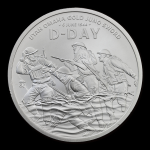 D-Day 2024 1oz Silver Brilliant Uncirculated Trial Piece (US Design)