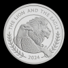 The Lion and The Eagle 2024 1/2oz Silver Proof Trial Piece