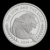The Lion and The Eagle 2024 1/4oz Silver Proof Trial Piece