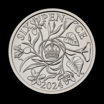 Wedding Sixpence 2024 Brilliant Uncirculated Silver Trial Piece