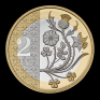 King Charles III Definitives 2023 &pound;2 Silver Proof Trial Piece