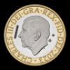 King Charles III Definitives 2023 &pound;2 Silver Proof Trial Piece - 2