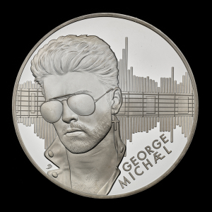 George Michael 2024 5oz Silver Proof Trial Piece