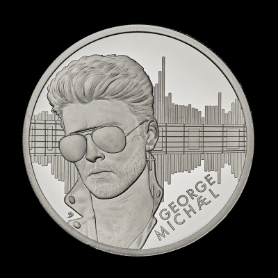 George Michael 2024 2oz Silver Proof Trial Piece