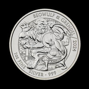 Myths and Legends Beowulf & Grendel 2024 1oz Silver Bullion Trial Piece