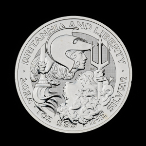 Britannia and Liberty 2024 1oz Silver Bullion Trial Piece