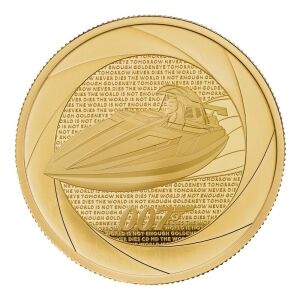 Decades of 007: Bond Films of the 1990s 2024 1oz Gold Proof Trial Piece