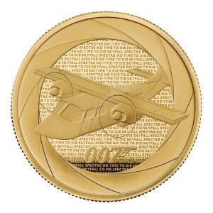 Decades of 007: Bond Films of the 2010s 2024 2oz Gold Proof Trial Piece