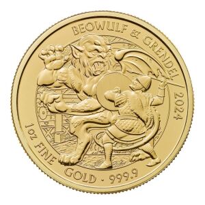 Myths and Legends Beowulf 2024 1oz Gold Bullion Trial Piece