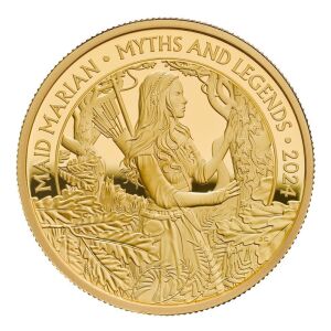 Myths and Legends Maid Marian 2024 1oz Gold Proof Trial Piece