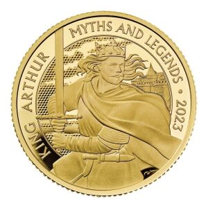 Myths and Legends King Arthur 2023 1/4oz Gold Proof Trial Piece