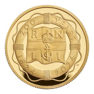 200 Years of the RNLI 2024 2oz Gold Proof Trial Piece