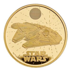 Star Wars Millennium Falcon 2024 1oz Gold Proof Trial Piece