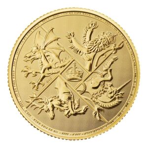 The Four Nations 2024 1/4 Gold Bullion Trial Piece