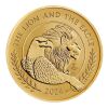 The Lion and The Eagle 2024 5oz Gold Proof Trial Piece