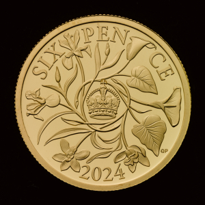 Sixpence 2024 Gold Proof Trial Piece