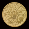 Sixpence 2024 Gold Proof Trial Piece